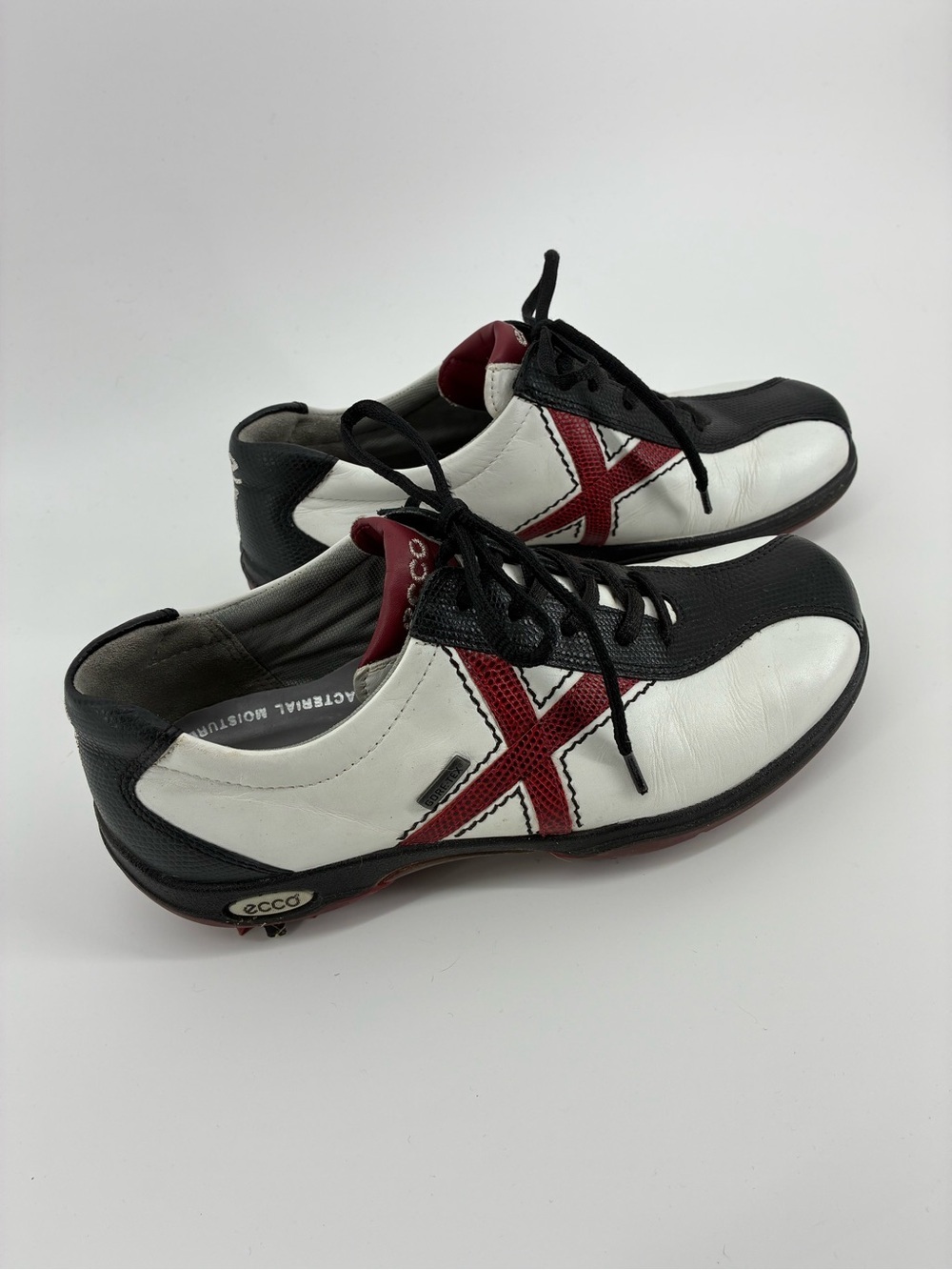 Ecco Women’s White, Black & Red Athletic Shoes